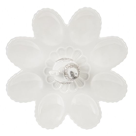 Тарелка для 8-ми яиц, D 22 см, L22 W22 H6 см