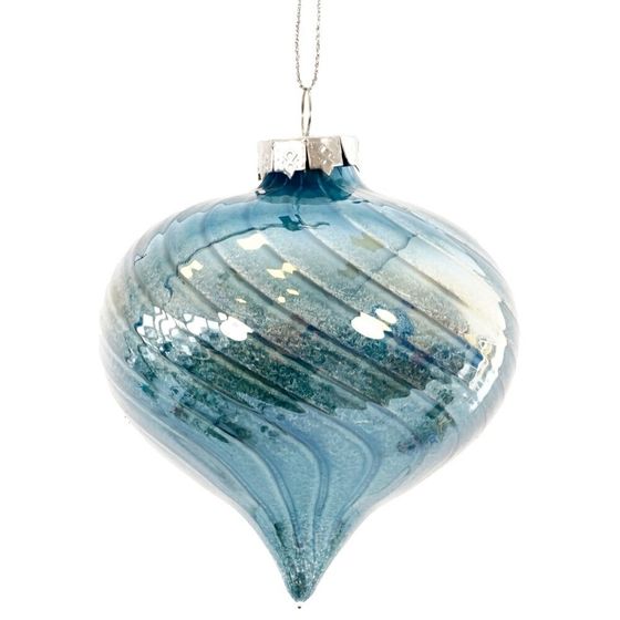 Украшение новогоднее "Капля", L8 W8 H9 см