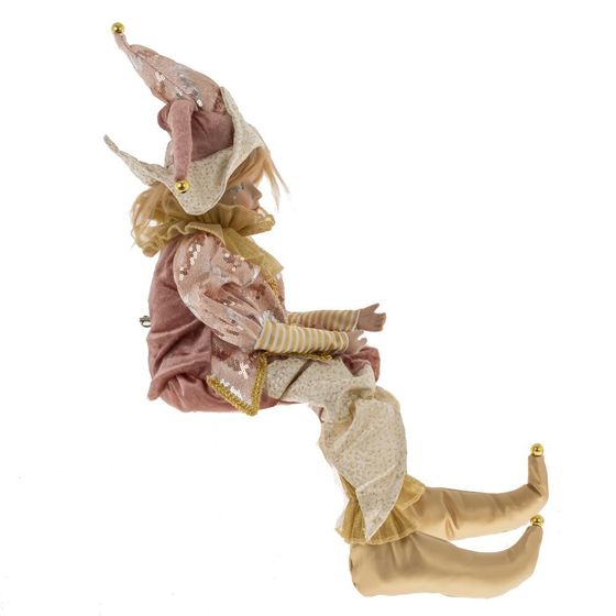 Игрушка набивная &quot;Клоун&quot; (муз, движ),  L20 W18 H62/36 см