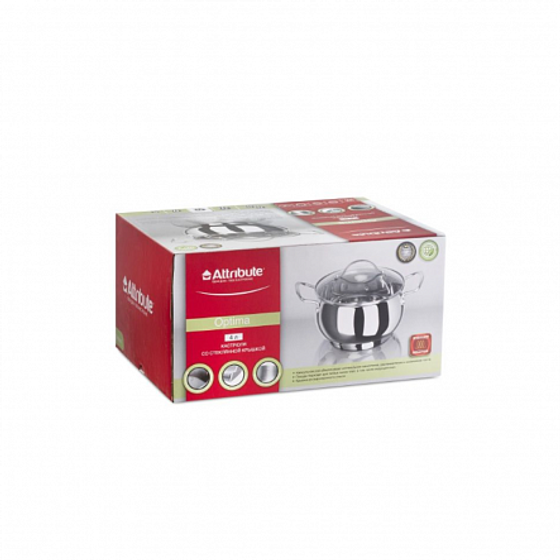 Кастрюля с крышкой OPTIMA 4л