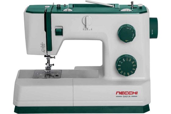 Швейная машина Necchi Q421A белый/зеленый