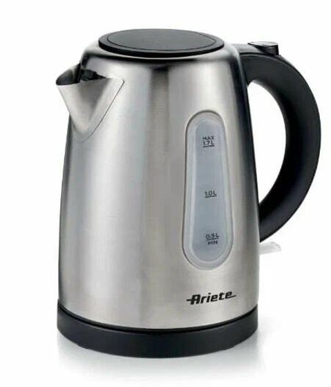 Чайник электрический Ariete 2847 BKMETAL 1.7л 2200Вт металлик/черный