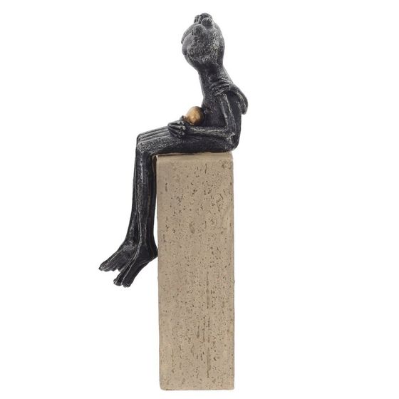 Фигурка декоративная "Лягушки", L10 W10,5 H27 см