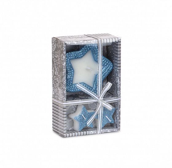 Набор свечей НОВОГОДНИЙ 17х11х5см