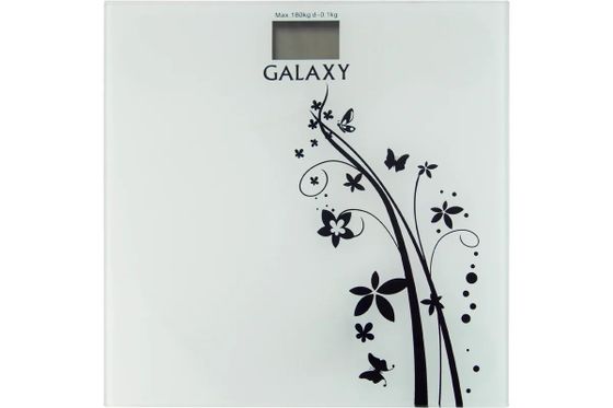 Весы напольные Galaxy LINE GL4800 180кг белый/черный