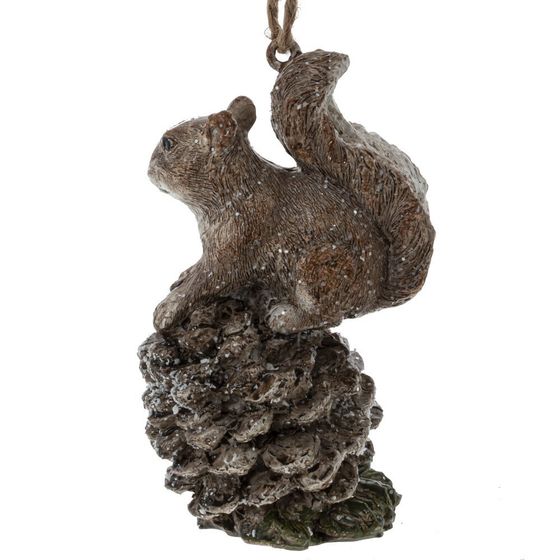 Изделие декоративное подвесное &quot;Белочка&quot;, L7 W6 H9,5 см, 2в.