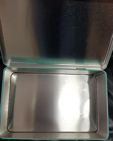 !09 Банка для хранения "Coffee", металл, горизонтальная,цвет зеленый