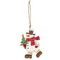 Изделие декоративное подвесное "Снеговик", L8 W0,5 H11,5 см, 4в.