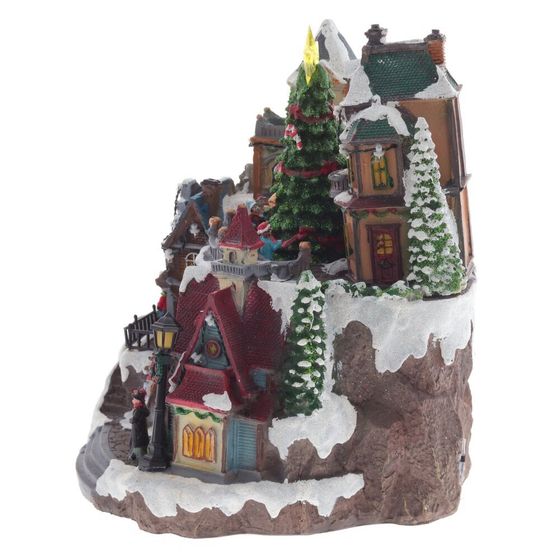 Фигурка декоративная &quot;Рождество&quot; (4 мелодии, подсвет, движ, 3xAA н/п, +USB), L27,5 W26 H29 см