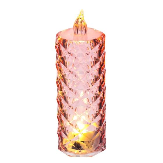 Изделие декоративное с подсветкой &quot;Свеча&quot; (3xLR54) (блок микс 12шт), L4 W4 H12 см, 3в.