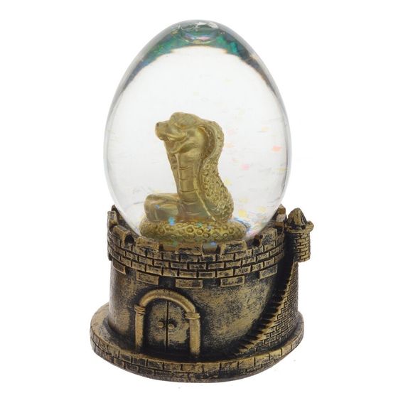 Фигурка декоративная в стекл шаре &quot;Змея&quot;, D4.5 см, L4,5 W4,5 H7,5 см, 4в.