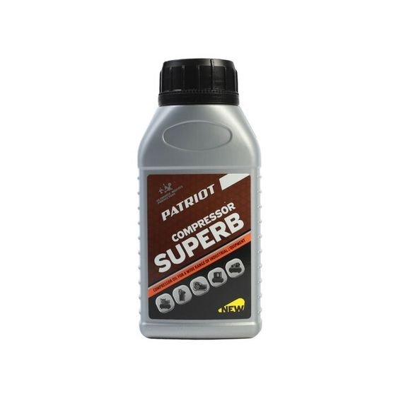 Масло компрессорное PATRIOT COMPRESSOR OIL GTD 250/VG 100, 250 мл