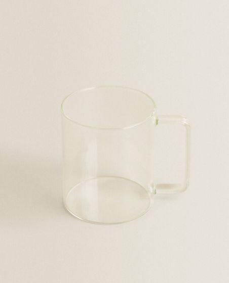 Borosilicate glass mug