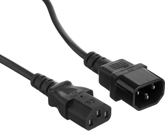 Кабель питания ExeGate Power EC-0,5P VDE-250V-3*0.5mm2 0.5м IEC 320 C13 - IEC 320 C14 черный (EP280619RUS)