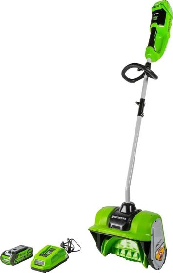 Снегоуборщик аккумуляторный GreenWorks GD40SSK2 40V 30*15см АКБ 2Ач и ЗУ (2600807UA)