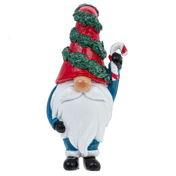 Фигурка декоративная &quot;Ангел/Дед Мороз/Снеговик/Гном&quot;, L5 W3,5 H10,5 см, 4в.