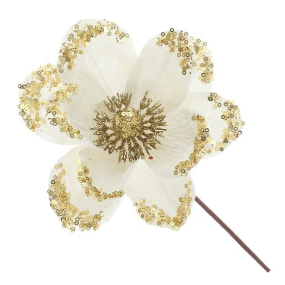 Цветок искусственный &quot;Магнолия&quot;, L15 W15 H25 см, 5в.