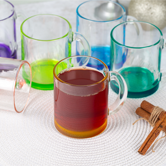 Кружка ЧАЙНАЯ лак микс 320мл