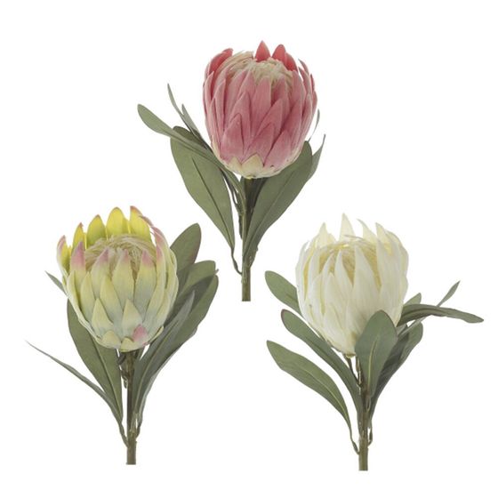 Цветок искусственный "Артишок", L20 W20 H70 см, 3в.