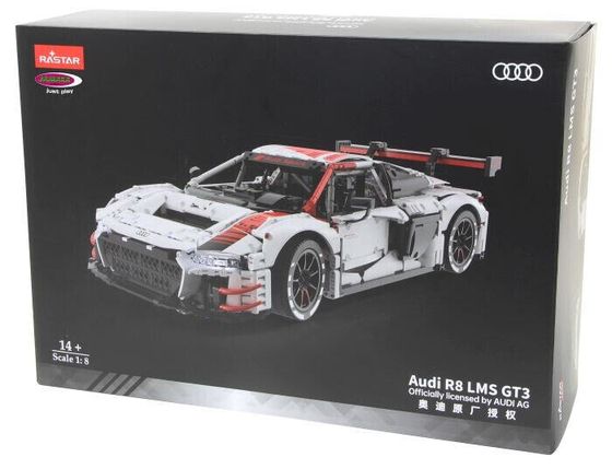 Audi R8 LMS GT3 1:8 weiß Bricks