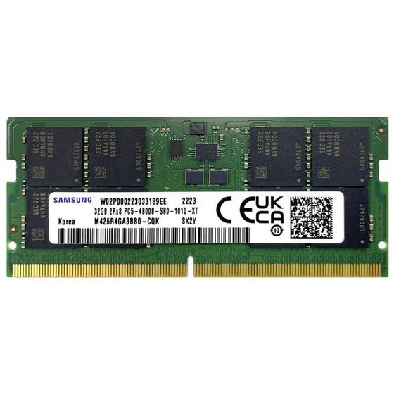Память SO-DIMM DDR5 32Gb 4800MHz Samsung M425R4GA3BB0-CQK OEM PC5-38400 CL40 262-pin 1.1В dual rank OEM