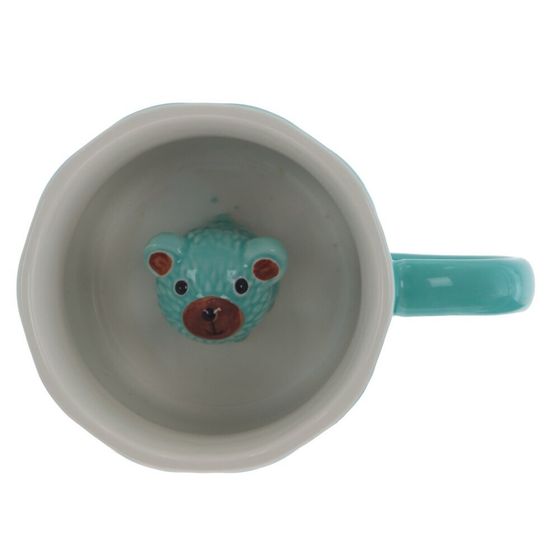 Кружка с блюдцем, 250 мл, L14 W14 H9 см, дизайн микс