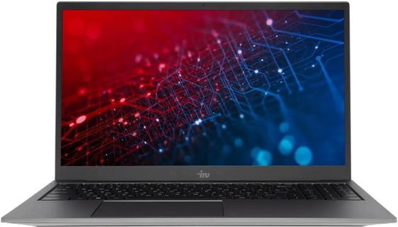 Ноутбук 15.6&quot; IRU Planio 15INPR N-series N100 16Gb SSD512Gb Intel UHD Graphics IPS FHD (1920x1080) noOS grey WiFi BT Cam 5000mAh (2081105)