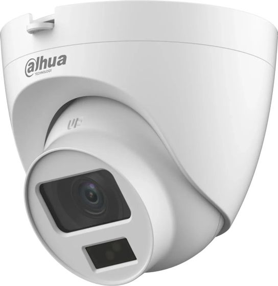Камера аналоговая Dahua DH-HAC-HDW1500CLQP-IL-A-0360B-S2 3.6-3.6мм HD-CVI HD-TVI цв. корп.:белый (DH-HAC-HDW1500CLQP-IL-A-0360B)
