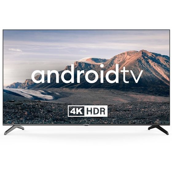 Телевизор LED Hyundai 75&quot; H-LED75BU7006 Android TV Frameless черный 4K Ultra HD 60Hz DVB-T