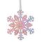 Украшение новогоднее &quot;Снежинка&quot;, L11 W0,3 H11 см, 3в.
