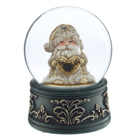 Фигурка декоративная &quot;Дед Мороз&quot; в стекл шаре, D 6.5 см, L6 W6 H8,5 см, 2в.