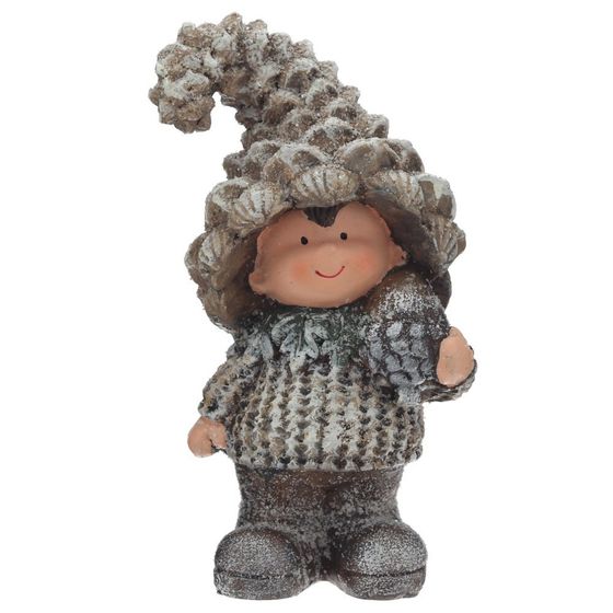 Фигурка декоративная &quot;Мальчик/ Девочка, L10 W7,5 H20 см, 2в.