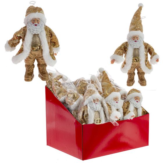 Дед Мороз, L10 W4 H17 см, 2в.