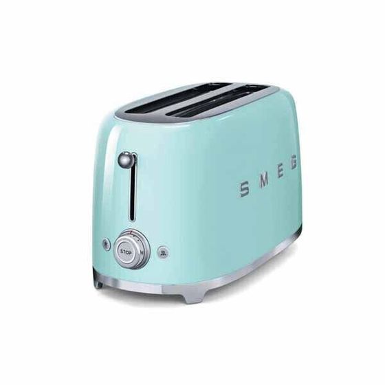 Smeg 50s Retro Style Aesthetic 4 Slice Toaster - Pastel Green (TSF02PGUK)