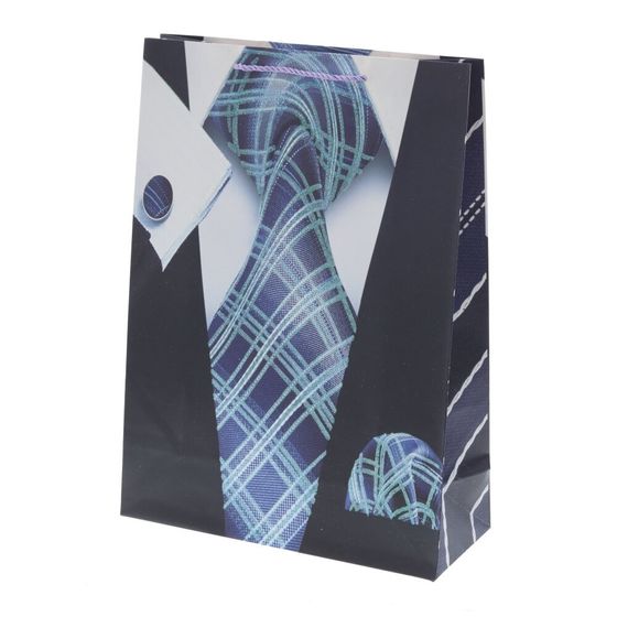 Пакет подарочный (бумага 210г/м2, блок микс 12шт), L30 W12 H41,5 см, 4в.