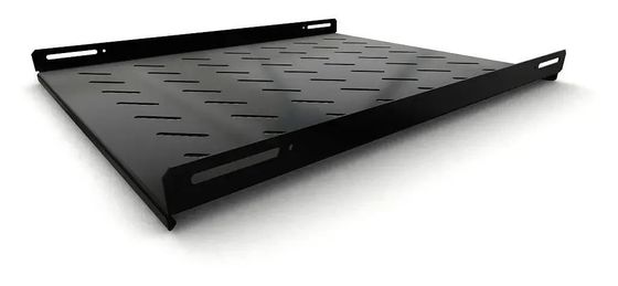 Полка стационарная Hyperline TSH3L-650-RAL9004 1U нагр.:20кг. 19&quot; 650мм черный (упак.:1шт)