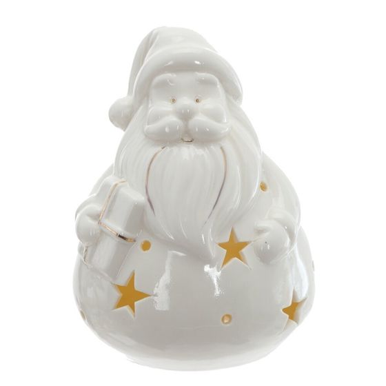 Фигурка декоративная &quot;Снеговик/Санта&quot; с подсветкой (2хLR44),  L10 W8 H13 см, 2в.