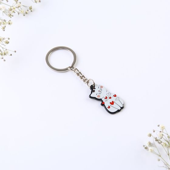 !09 Брелок для ключей парный «ЗаМУРчательная любовь», акриловый, 13,3 х 8