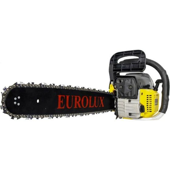 Бензопила Eurolux GS-6220, 4.2 л/с, 3.1 кВт, шина 50.5 см, паз 1.5 мм, бак 0.55 л