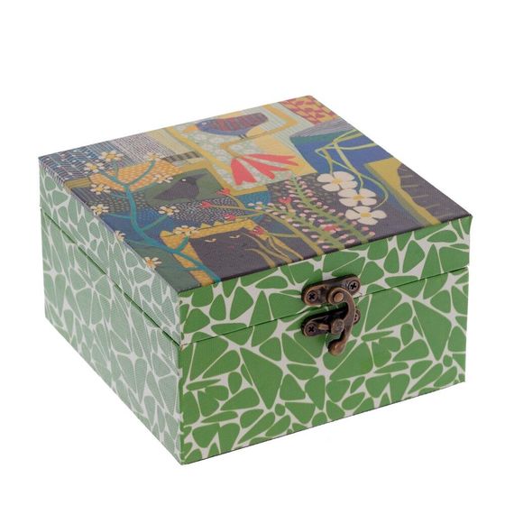 Шкатулка, Д14 Ш14 В8 см