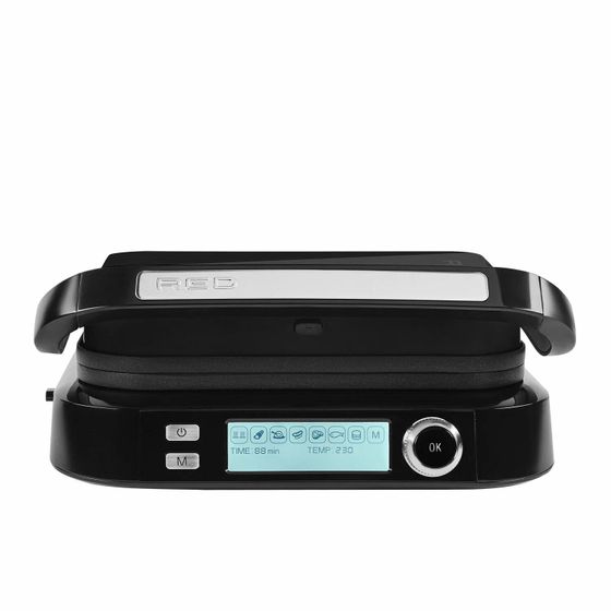 Электрогриль RED Solution SteakPro RGM-G850P 2000Вт серый/черный