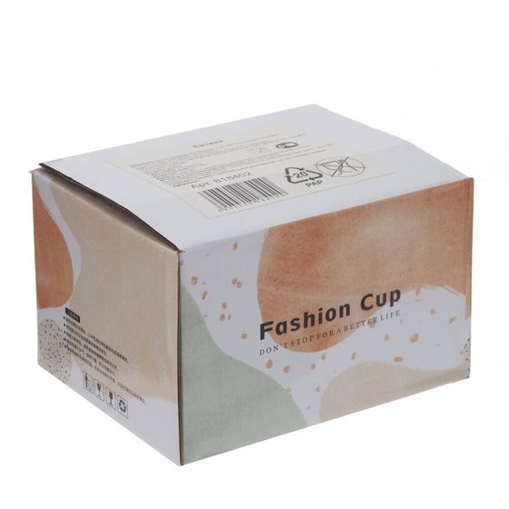 Кружка, 250 мл, L13 W9 H7,5 см