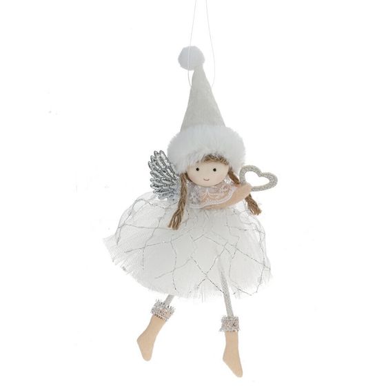 Изделие декоративное подвесное &quot;Ангел&quot;, L7 W4 H19 см, 4в.