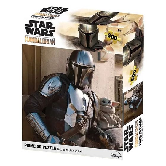 PRIME 3D The Mandalorian Din Djarin And Grogu Puzzle 500 pieces