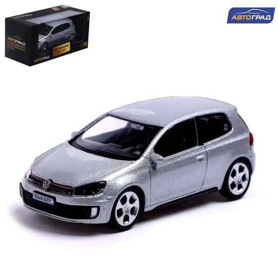 Машина металлическая VOLKSWAGEN GOLF GTI, 1:43, цвет серебряный