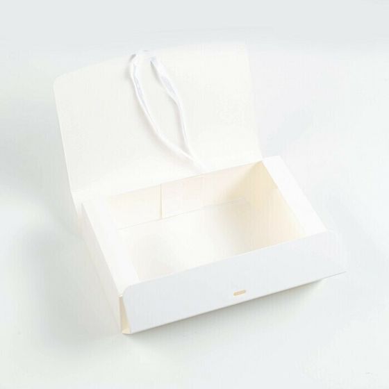 !Коробка складная 5 штук белая, 20 х 12 х 5 см