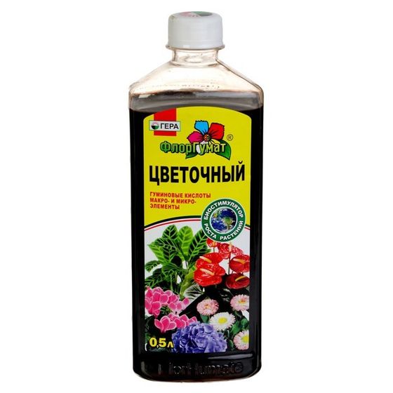 ФлорГумат &quot;Гера&quot;, &quot;Цветочный&quot; 0,5 л