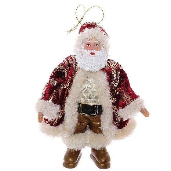 Украшение новогоднее &quot;Дед Мороз&quot; (блок 12 шт), L10 W4 H17 см, 2в.