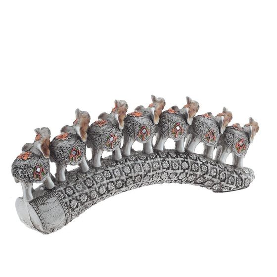 Фигурка декоративная &quot;Слоны&quot;, Д30 Ш5 В12 см