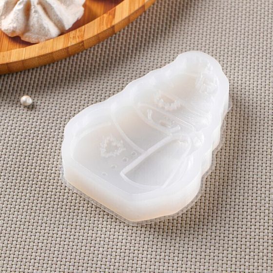 !09 Молд «Снеговик», 9,5×6,5 см, цвет прозрачный